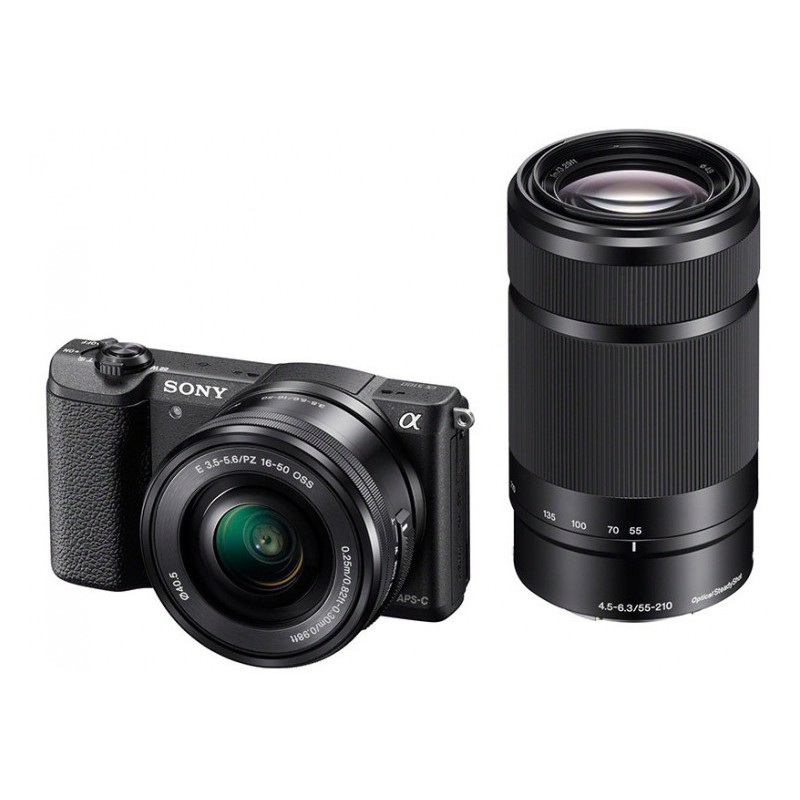 Sony Alpha 5100 + 16-50mm + 55-210mm Black